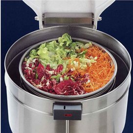salad and vegetable dryer manualy loaded spinner