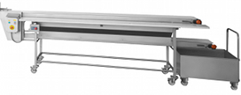 Salad vegetable sorting table